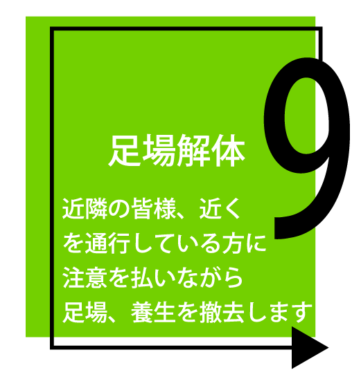 施工の流れ⑨